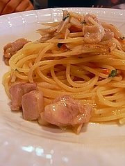 メカジキのトマトソーススパゲティ
