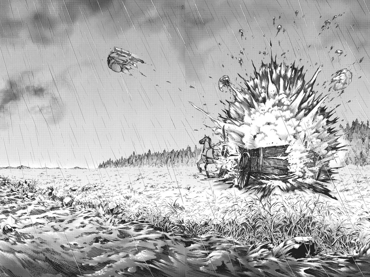 悲報 進撃の巨人のリヴァイさん 爆発に巻き込まれて逝く アニメ ゲーム超速報