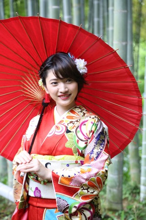 振袖前撮り屋外ロケーション撮影