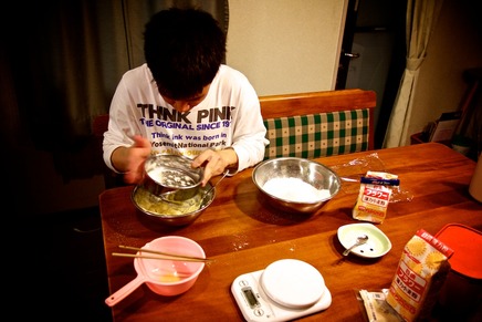 仕込み中