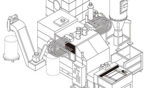 精密機械の機能説明イラスト