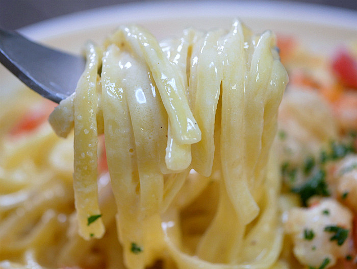 s海老のクリームパスタ2