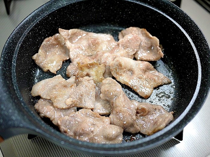s-薄切り豚の和風ソテー5