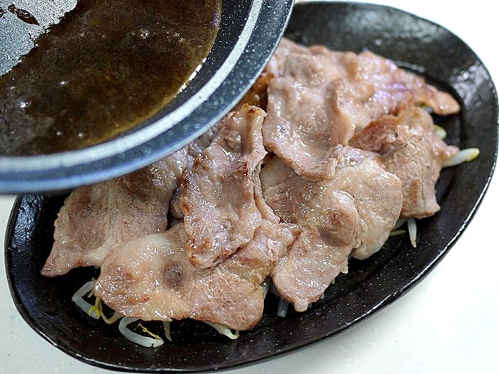 s-薄切り豚の和風ソテー7