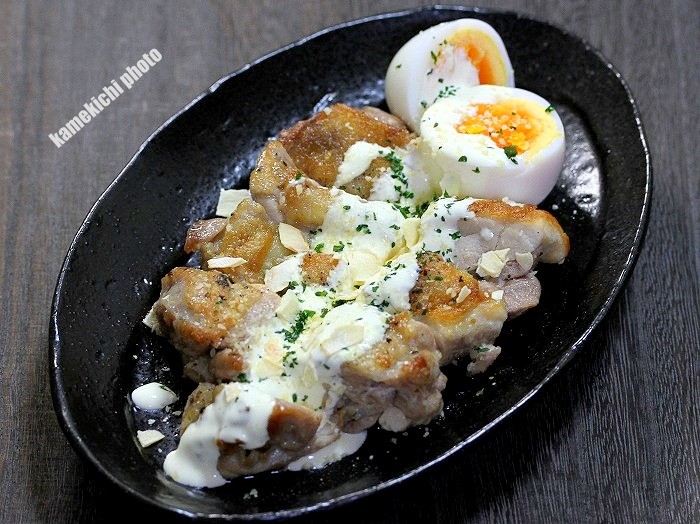 s-マヨチーヨーグルトで美味しい「チキンのソテーシーザー風」1