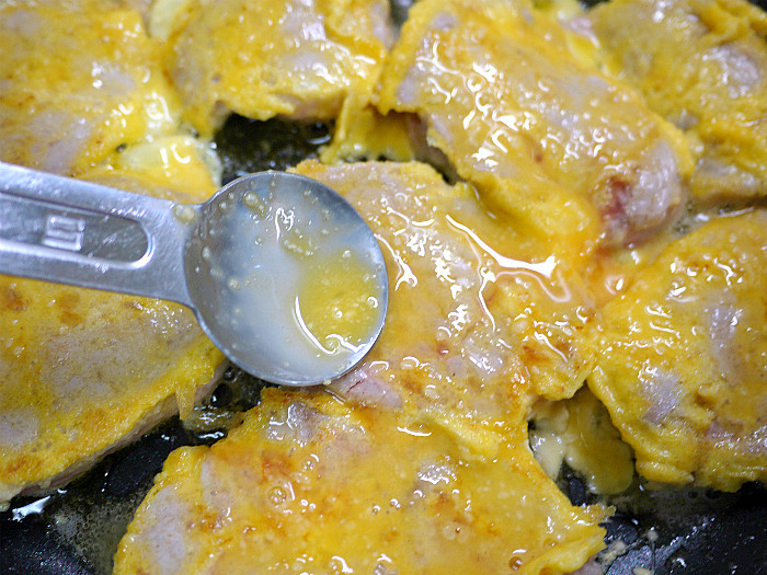 sチーズ風味の「豚ヒレ肉のピカタ7