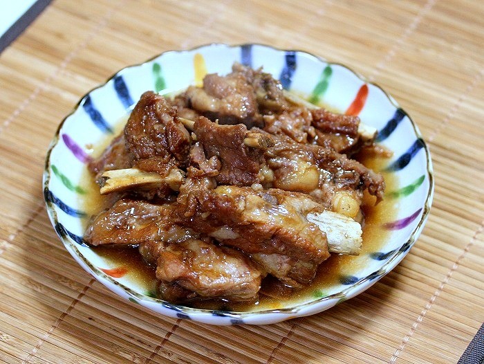 s-圧力鍋でスペアリブの黒酢煮3