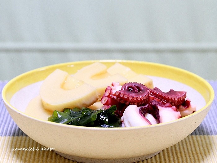 s-タコと筍のさっぱり煮1