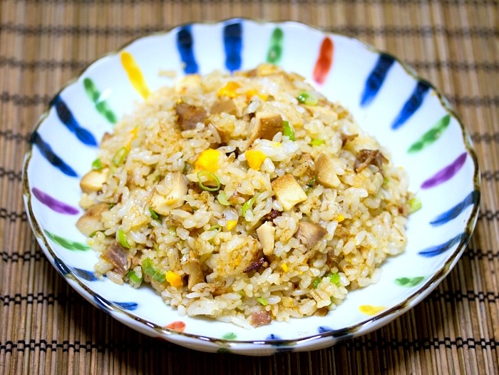 s-残ったチャーシューで煮玉子チャーハン3
