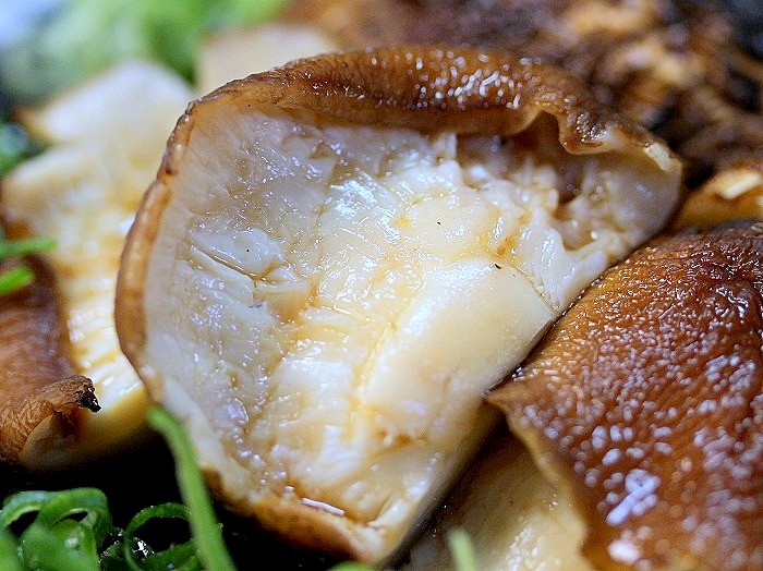s-原木シイタケの網焼き2
