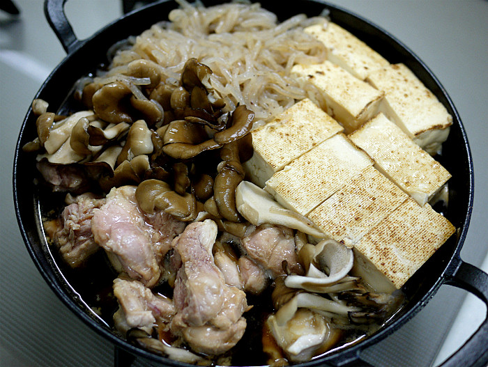 sスキレットで鶏肉のすき煮7