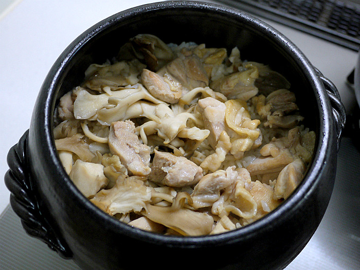 sまん丸ご飯鍋で鳥釜飯7