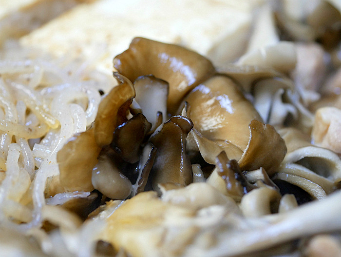 sスキレットで鶏肉のすき煮3