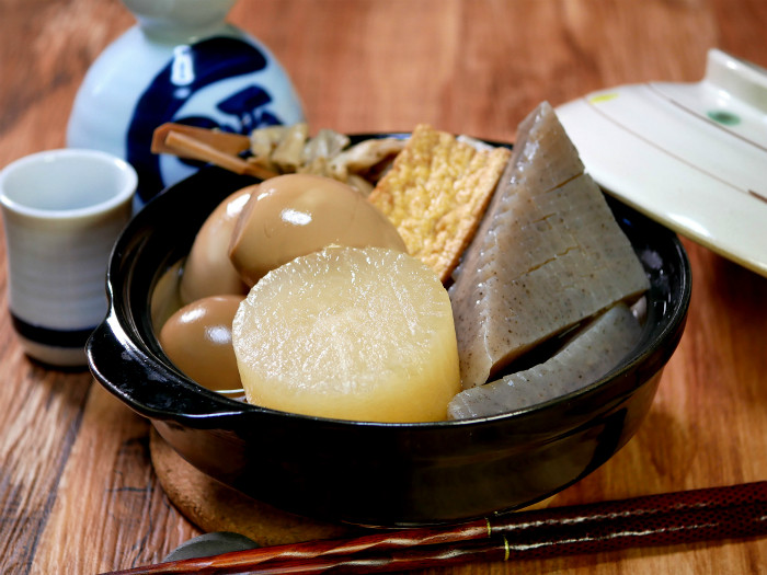 sコンビニのおでん(横)