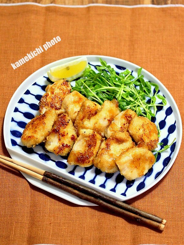 s-鶏むね肉の竜田焼1