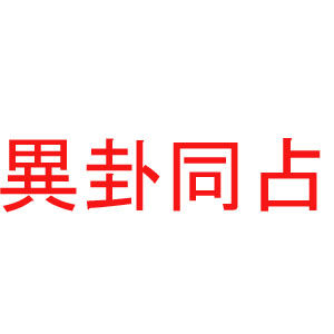 異卦同占01