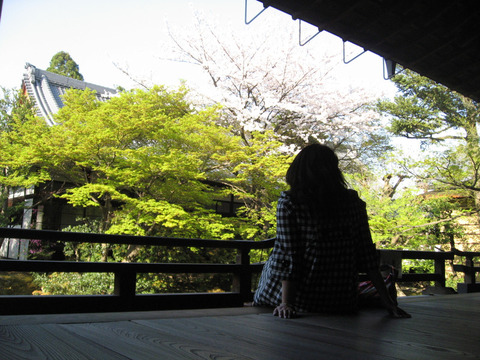 相国寺の裏庭