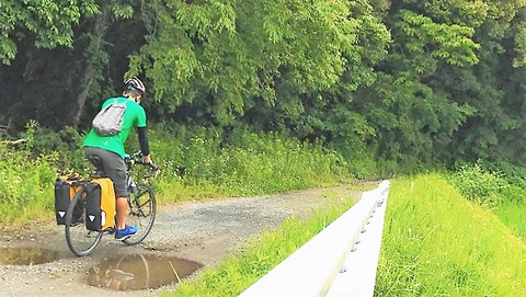 張さんが和歌山サイクリング
