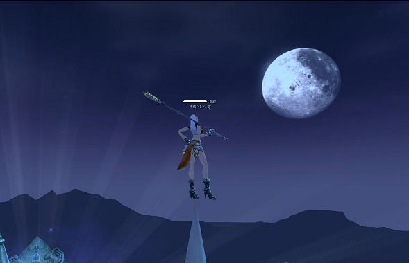 月夜の狐