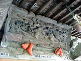馬門稲荷神社 正面の彫刻
