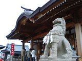 神社と狛犬