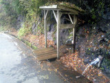 山中の湧水