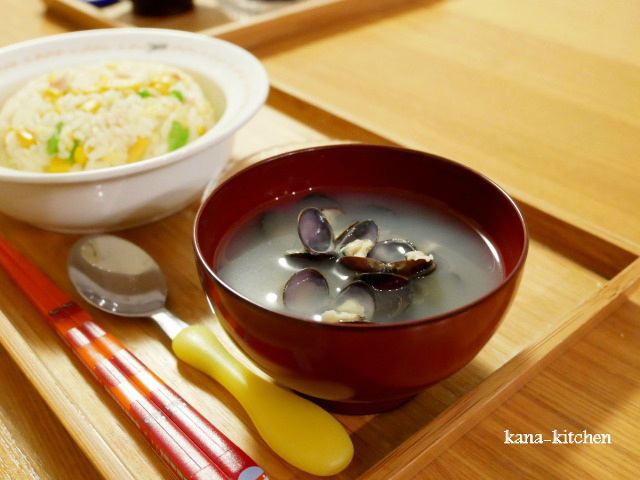 新鮮な驚き しじみのお味噌汁 Kana Kitchen