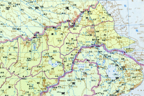 楚州揚州廬州壽州 地図01