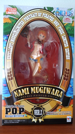 One Piece Portrait Of Pirates Limited Edition Nami Mugiwara Ver.2 Kanpai figure
