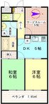 ジョイム毛呂402_平面図