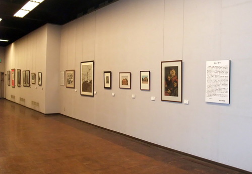 愛の絆展、作品（初期版画、小樽風景） : 金子誠治アトリエギャラリー