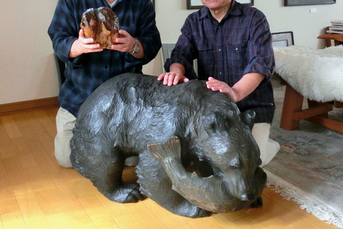 木彫り熊（堀井 清司作） 537ceaf1d9d8b023595a630efa4f45