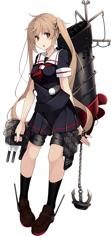 艦これ 村雨ちゃん 通常絵全身も可愛過ぎる立ち姿 画像 艦これチャネル 艦隊これ攻略情報まとめ
