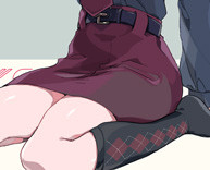 アーガイル柄ソックス