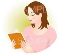 本を読む女