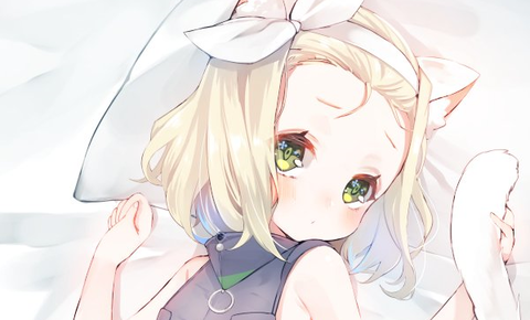 【艦これ】一緒に寝ようとおねだりするにゃんこルイージちゃん　他