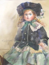 花乙女コレクション【Tomizawa　仮題・フランス人形　水彩画】 花乙女コレクション【Tomizawa 仮題・フランス人形 水彩画