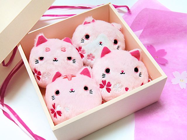 ぐでねこ桜の花パーツ 5個セット✨お得セット。⁠◕⁠