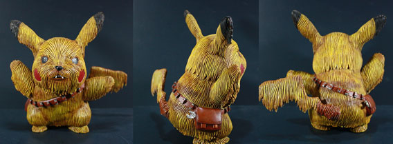 ピカチュウとチュウバッカを合体させてみたらモフモフ感がアップ！「ピカチューバッカ」