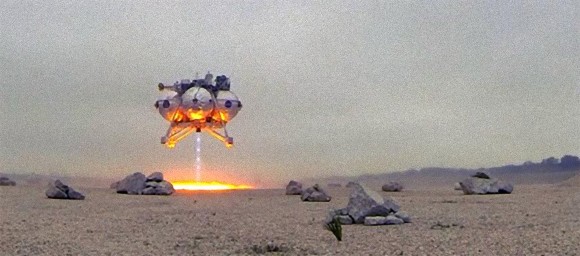 宇宙人もUFOと勘違いしてしまうかもしれないNASAの無人月着陸船「モーフィアス」、ついに垂直離着陸に成功。