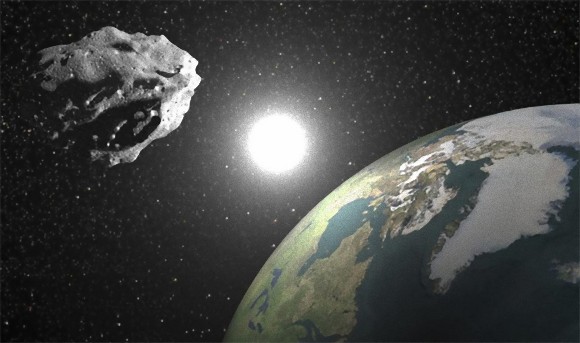 日本時間9月8日午前3時18分。新たに発見された小惑星「2014 RC」が地球に大接近、約4万km上空を通過。