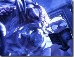 ヘットホンから漏れる音でモンスターに変身する金魚のCGムービー「The Passenger」