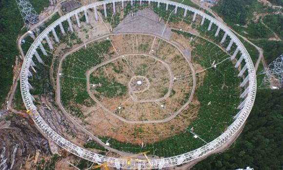異星人の探索に使用される世界最大の電波望遠鏡が今年9月に完成予定（中国）