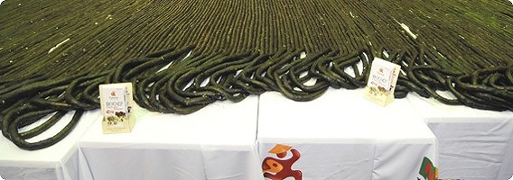 ロシア人寿司改変しすぎ、全長2.5キロメートルの海苔巻き