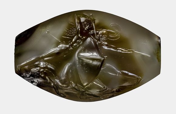 美術史観を変える発見。約3,500年前の古代ギリシャの戦士の墓から発見された精巧な瑪瑙細工の印章