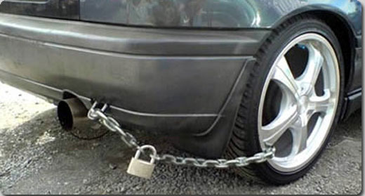 働かない車