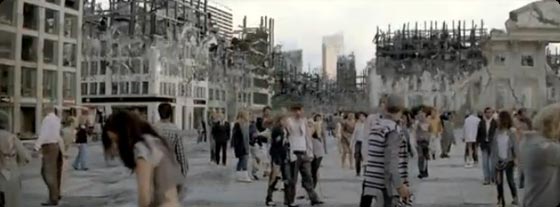 文明崩壊。人々の手で築き上げた全てのもの崩れ落ちていく・・・