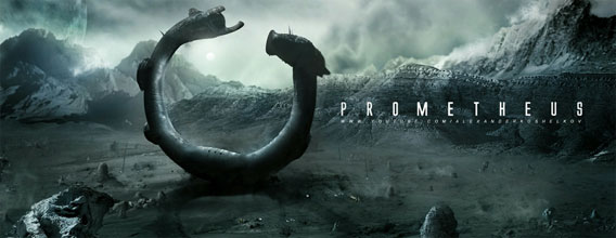 エイリアン外伝、映画「プロメテウス」の予告編を使ったスピードアート映像