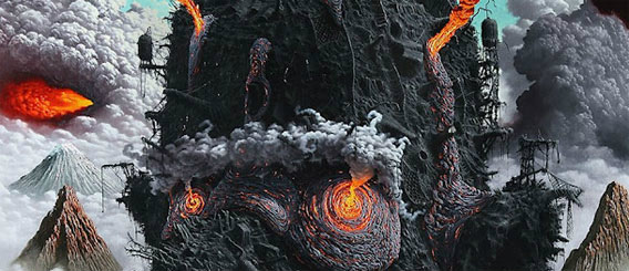 混沌と無秩序なポスト黙示録な世界を油絵で表現「エントロピー」