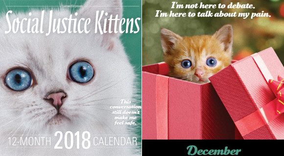 かわいいだけじゃないんです。子猫に社会正義を語らせたシニカルな「2018年子猫カレンダー」
